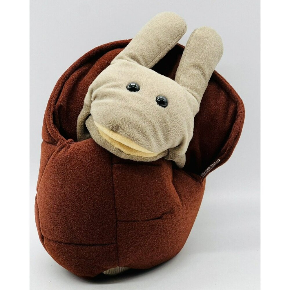 Folkmanis Folktails Brown Snail Shell Hand Puppet Full Body Plush‎ 12 Inch